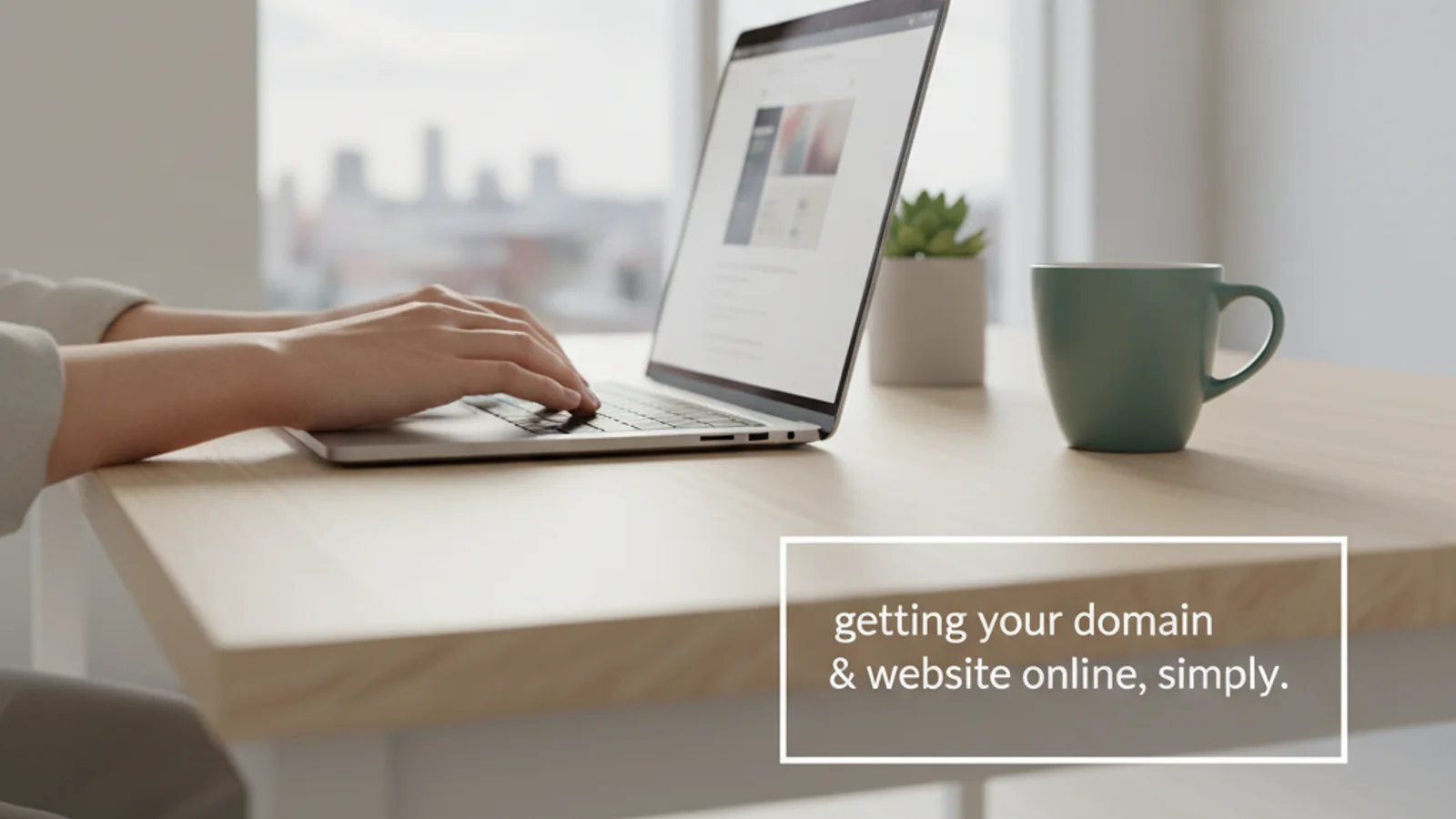 Registrazione dominio e sito web pronti online